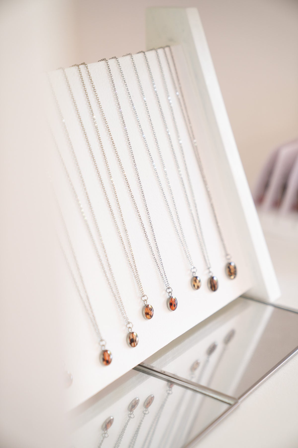 Red-Orange Lionfish Chain Necklace